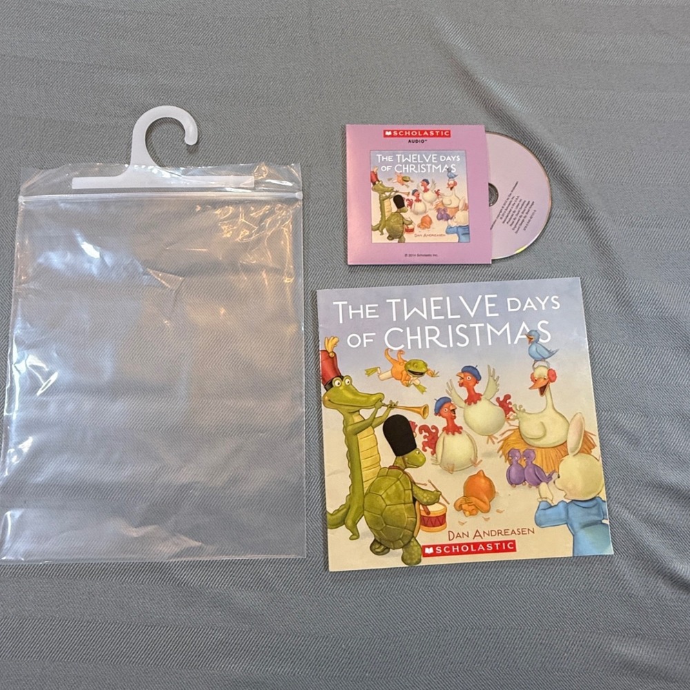 Scholastic The Twelve Days of Christmas Book  & Audio CD Dan Andreasen 2519